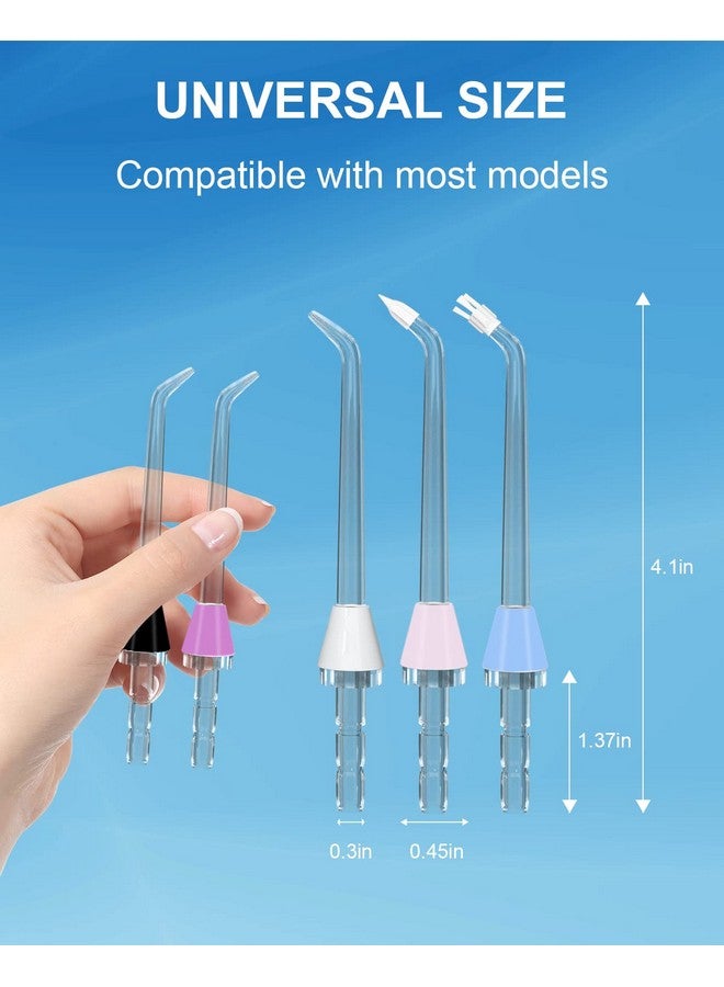 MySmile 10 Pcs Replacement Jet Tips Oral Irrigator Nozzle Set Compatible With Waterpik Water Flosser, Includes Classic Tips Periodontal Pocket Tips And Plaque Seeker Tips - Image 5