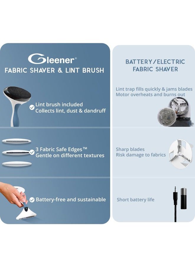 Gleener Fuzz Remover 2 In 1 Clothes De Piller and Lint Brush, Multicolor, GN-GLB, bobble remover - Image 2