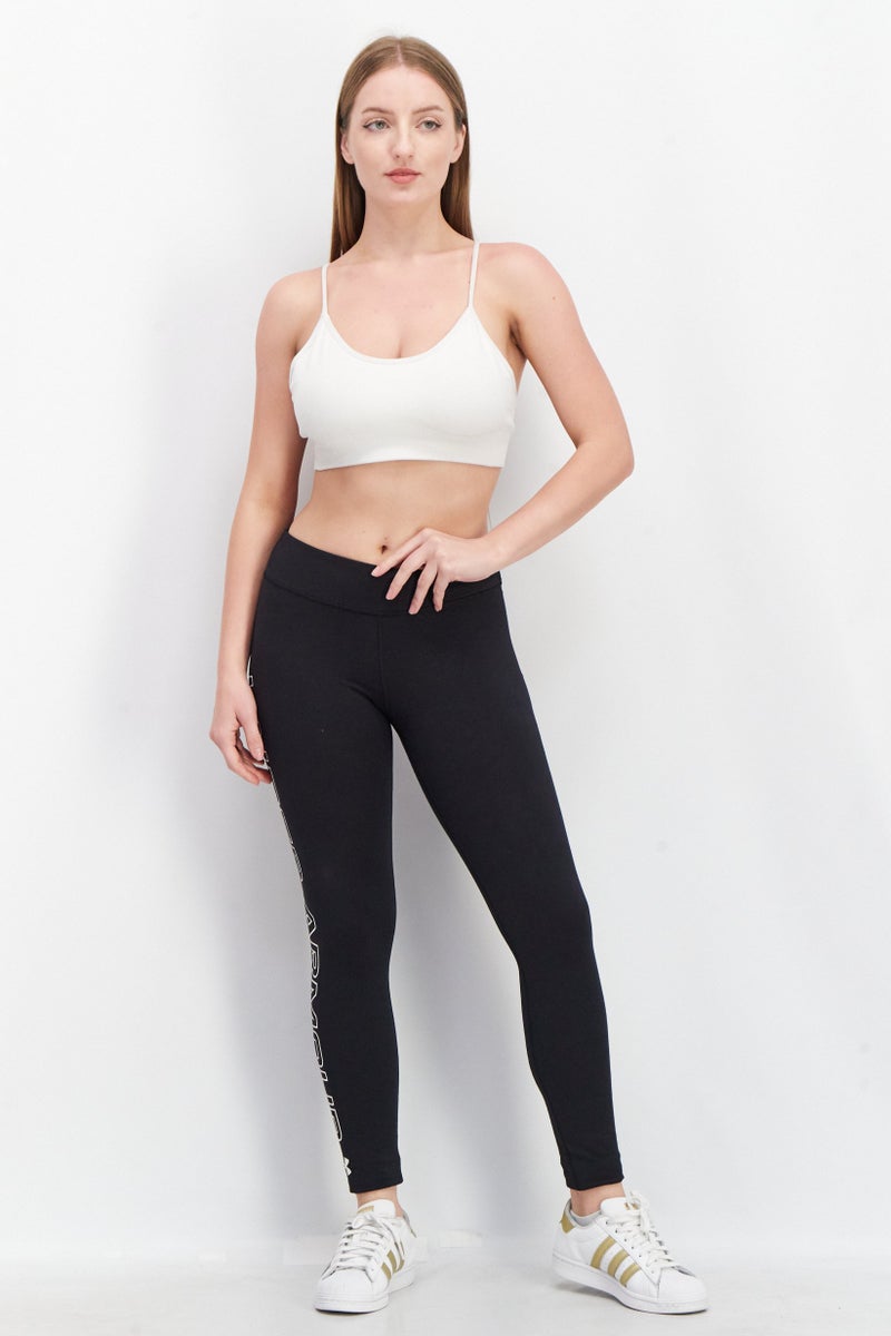 UNDER ARMOUR  leggings رياضية نسائية مناسبة للتدريب، سوداء - Image 2