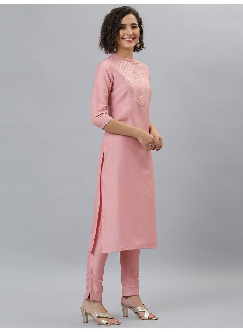 Miss Noor Indian Women Ethnic "Masha Kurta And Pant Set With Dupatta "  - Image 4