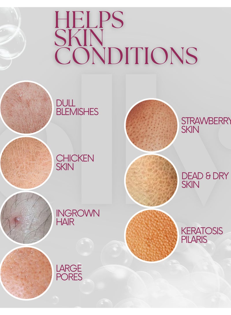 Elly ELLY - Premium Exfoliating Glove - Deep Body Scrubber Gloves for Dead Skin, Spray Tan Removal, Keratosis Pilaris, and Body Scrub - 100% Viscose Fiber. Women. Men  - Image 4