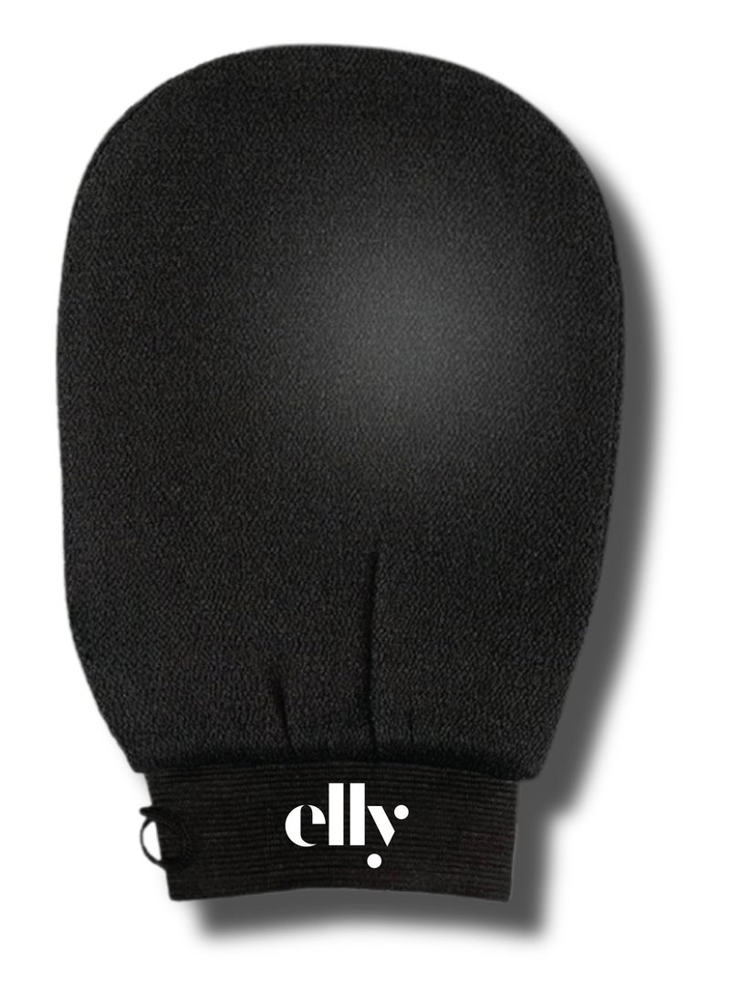 Elly ELLY - Premium Exfoliating Glove - Deep Body Scrubber Gloves for Dead Skin, Spray Tan Removal, Keratosis Pilaris, and Body Scrub - 100% Viscose Fiber. Women. Men  - Image 1