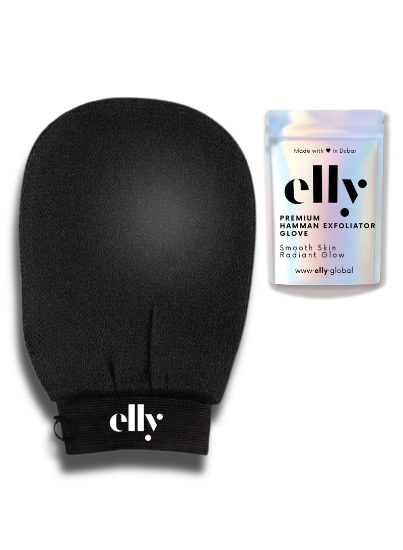 Elly ELLY - Premium Exfoliating Glove - Deep Body Scrubber Gloves for Dead Skin, Spray Tan Removal, Keratosis Pilaris, and Body Scrub - 100% Viscose Fiber. Women. Men  - Image 2