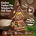 ROBOTIME 3D Wooden Puzzles for AdultsCuckoo Clock Wooden Models for Adults to Build435 Piece Model Kit with 2 LightsGift for Craft Enthusiast Model Building Set Colourful - Image 4