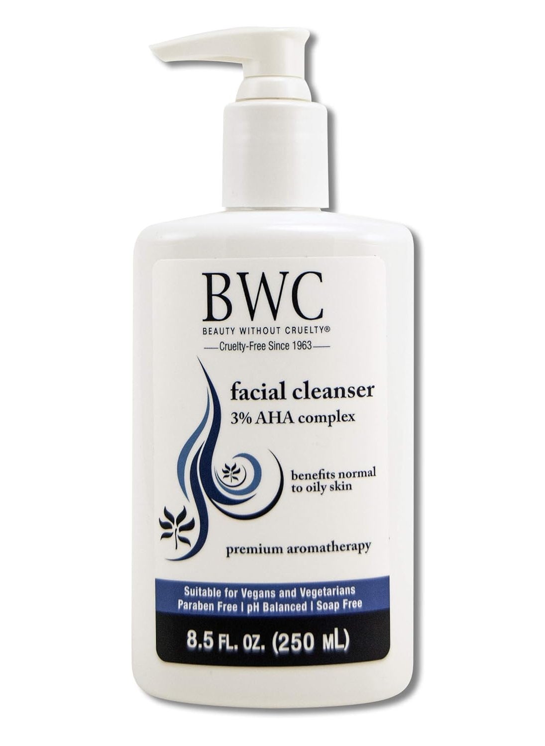 Beauty Without Cruelty Beauty Without Cruelty AHA Facial Cleanser  Exfoliating Face Wash with Botanicals  Essential Oils Benefits Normal to Oily Skin VeganFriendly  CrueltyFree 85 Fl Oz 