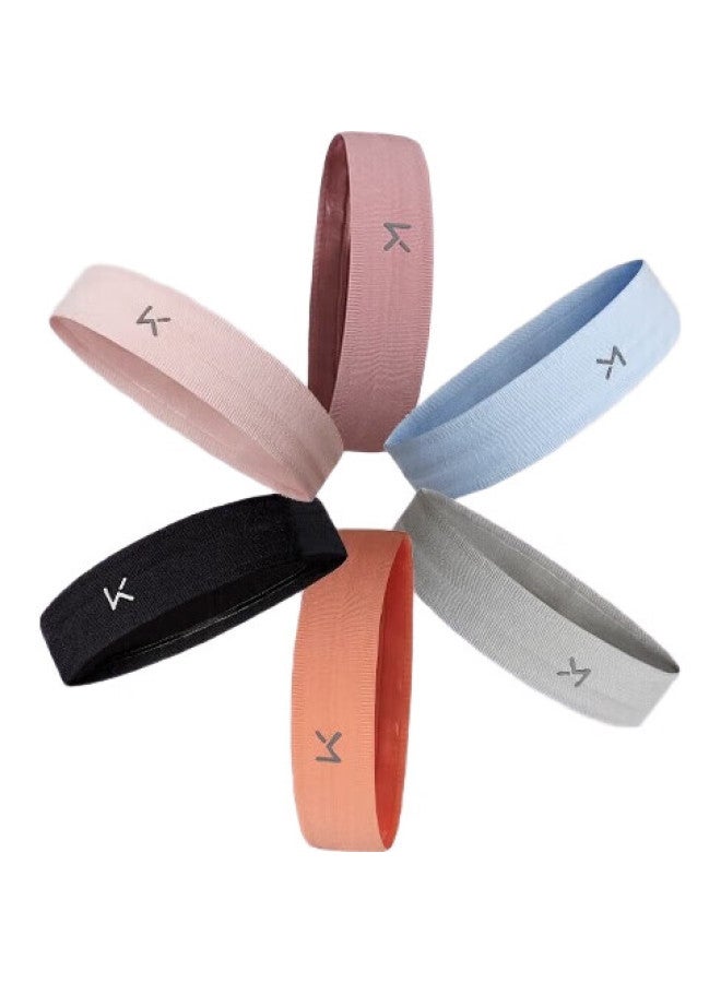 Keep رباط رأس عريض بدون seams، رياضي للجري، يمتص العرق، تصميم غير قابل للانزلاق، أزرق سماوي - Image 1