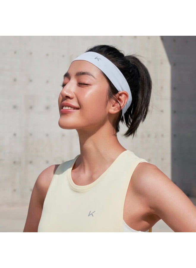 Keep Seamless Wide Headband, Running Sports Fitness Sweat-wicking Heat Dissipation Non-slip Seamless Design, Sky Blue - Image 2