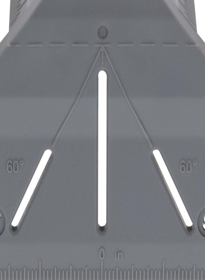 مايلكرافت Milescraft 8415 Saddle Square 45 Compact Layout Square for Woodworking - 45/45 and 45/90 Degree Miter Saddle Carpenter Square Angle Tool Multifunction Scriber أدوات النجارة - Image 4