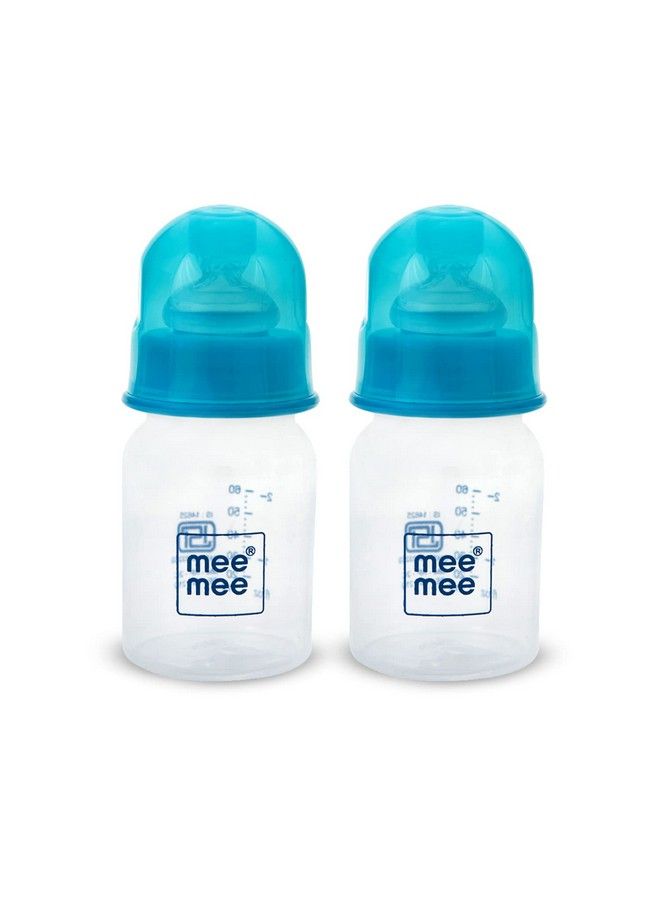 60Ml Easy Flo Premium Baby Feeding Bottle (Blue Pack Of 2)