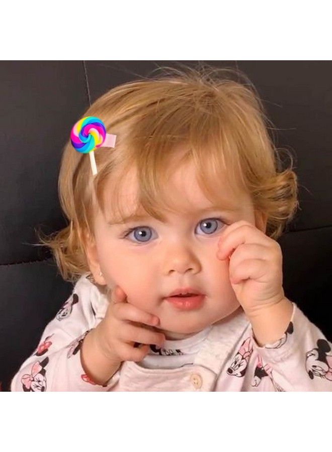 Ammy Hair Clips For Girls 22 Pcs Toddler Hair Clip Candy Hair Accessories Rainbow Barrettes Hair Pins For Kids Girl Children(Box Package) - Image 5