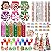 Vanblue 218Pcs Christmas Candy Party Favors Stationery Set for Kids Exchange Gifts for Classroom Rewards Prizes for Students Goodie Bag Stuffers Supplies Class Favors Pinata Stuffers - Image 2