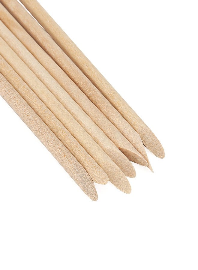 LEXININ 1000 PCS 4.5 Inch Wood Cuticle Pusher, Double Heads Wooden Cuticle Sticks, Wood Orange Nail Sticks for Manicure Pedicure - Image 5