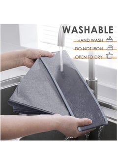 Arabest 3 Pack Sock Underwear Organizer Dividers, 64 Cell Drawer Organizers Fabric Foldable Cabinet Closet Organizers and Storage Boxes for Storing Socks, Underwear, Ties (16+24+24 Cell, Gray)  - Image 5