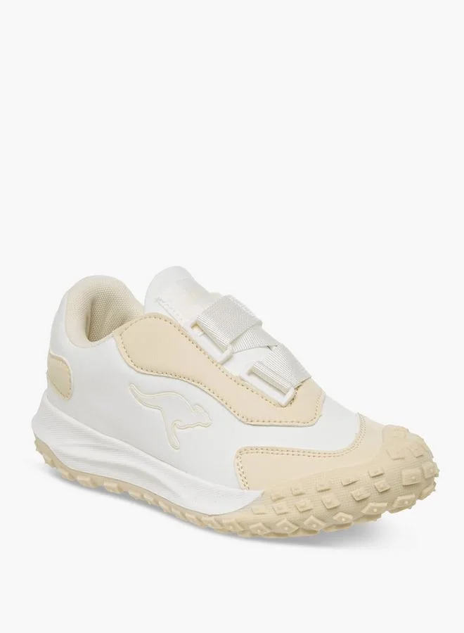 Kangaroos Boys Panelled Hook And Loop School Sports Shoes