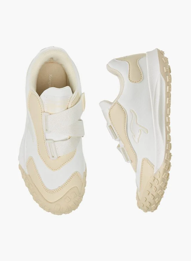Kangaroos Boys Panelled Hook And Loop School Sports Shoes