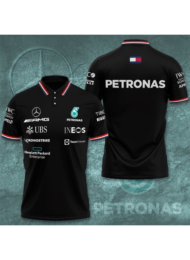 PETRONAS Classic men's high-quality comfortable short sleeved polo shirt