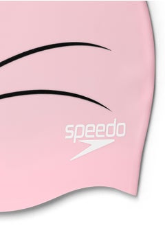 speedo Kids' Printed Swimming Cap Pink  - Image 3