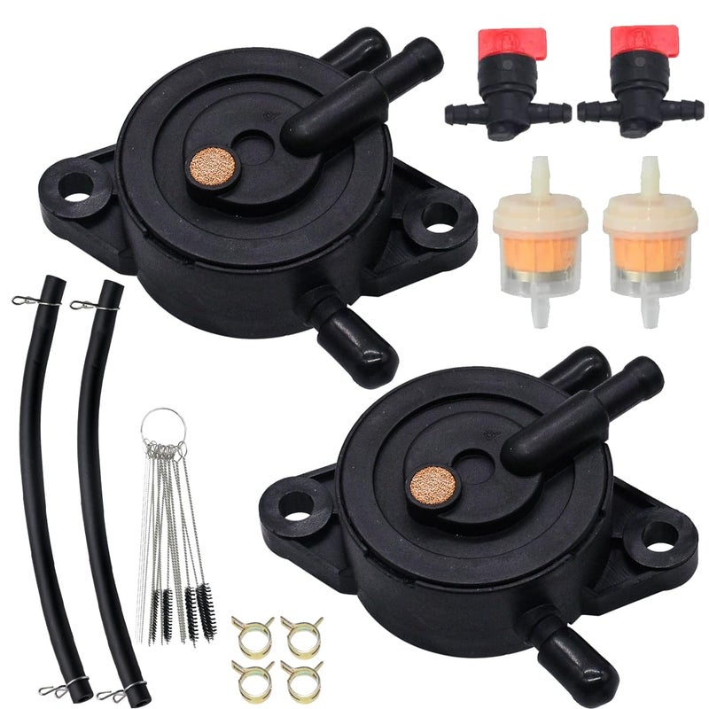JDLLONG 490400769 Fuel Pump for Kawasaki FD731V FX751V FX801V FX850V FD731V FH381V Ranges from AS00 to FS04 4 Stroke Replaces 490401059 490407001 490401062
