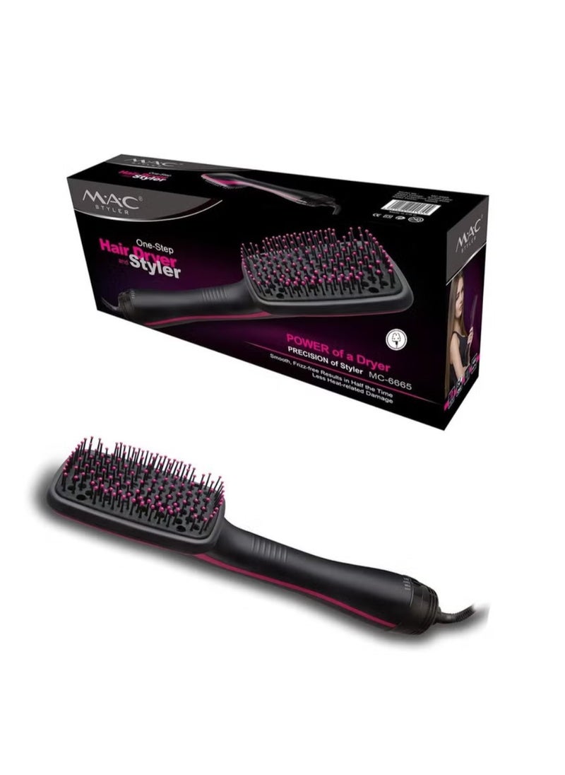 Mac Styler MAC STYLER Straight Hair Brush Double Conversion Heat Brush Comb Attachment Hair Straightening and Hair Drying  - Image 1