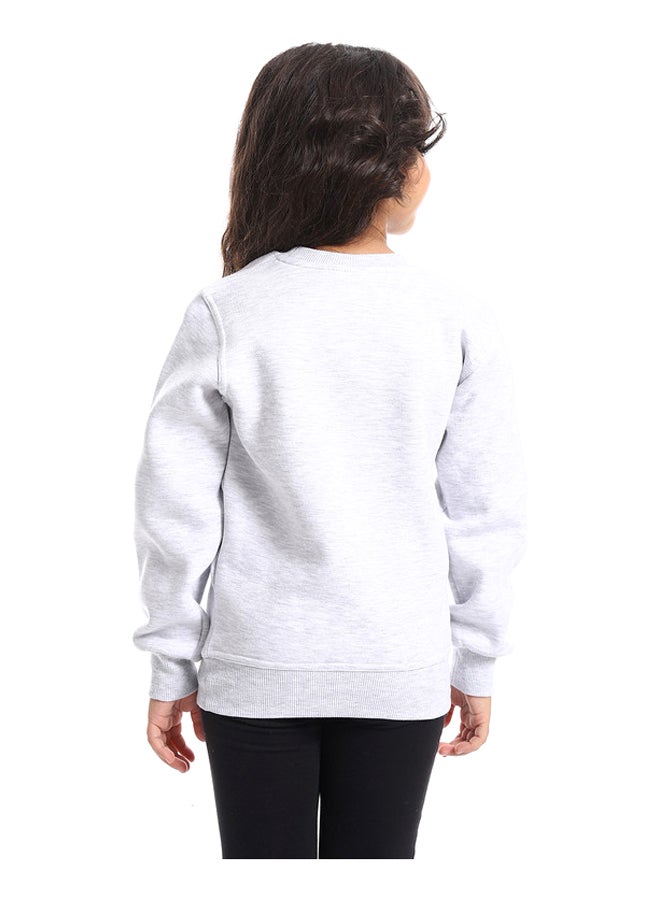 DIADORA سويت شيرت مطبوع للبنات - Image 3