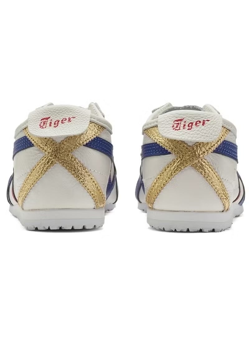 أونيتسوكا تايجر أحذية تايغرستيب ميكسيكو 66 للجنسين – أبيض/أزرق/ذهبي | كاجوال خفيفة وعصرية - Image 3