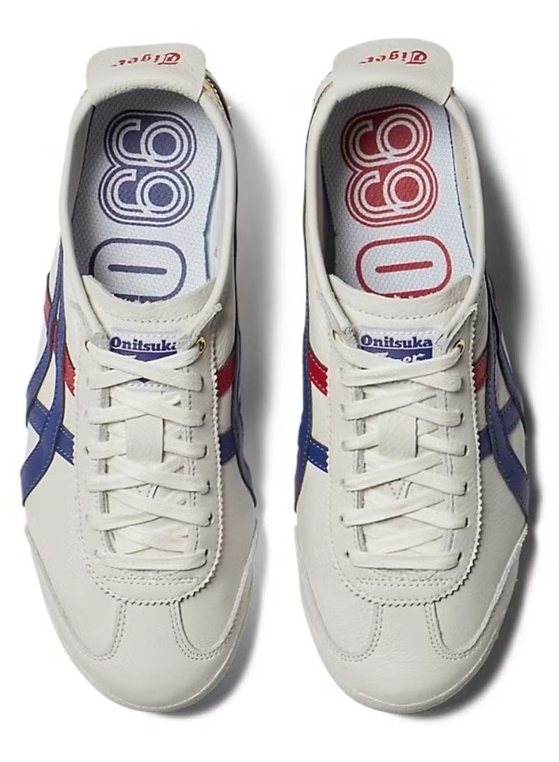 أونيتسوكا تايجر أحذية تايغرستيب ميكسيكو 66 للجنسين – أبيض/أزرق/ذهبي | كاجوال خفيفة وعصرية - Image 4