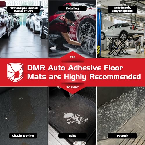 ArmorDillo Dealer Must Remove Floor Mats – 1 Roll, 24" x 200' Clear Plastic Film | Automotive Carpet Protection Adhesive Roll for Car Detailing, Service Shops, and Disposable Floor Covers - Image 5