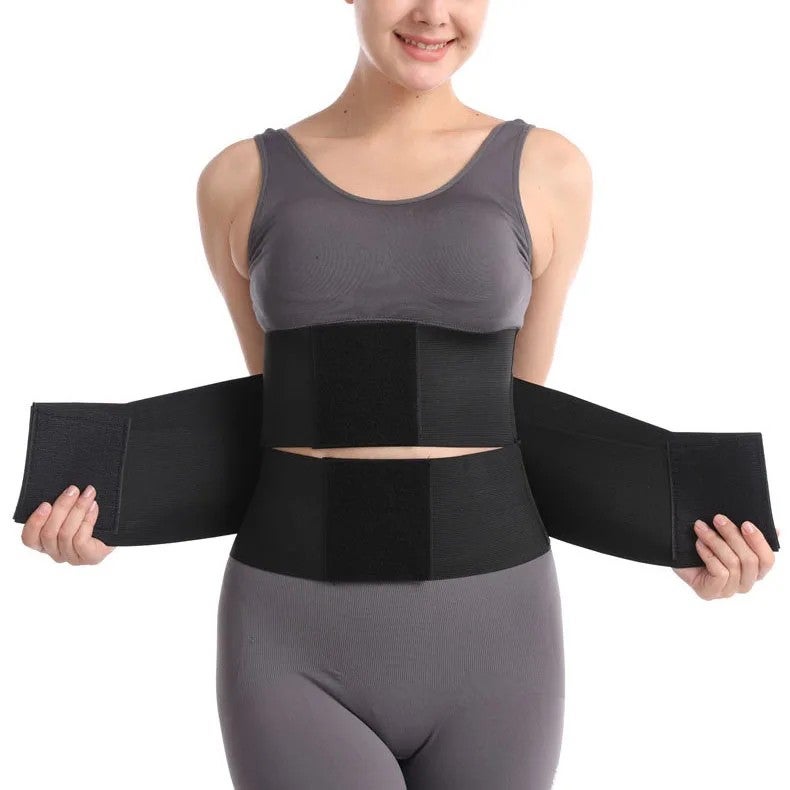 Bluejw Women's Fitness High Compression Elastic Waist Trimmer Belt - Back Support Waist Trainer for Slimming - Image 3