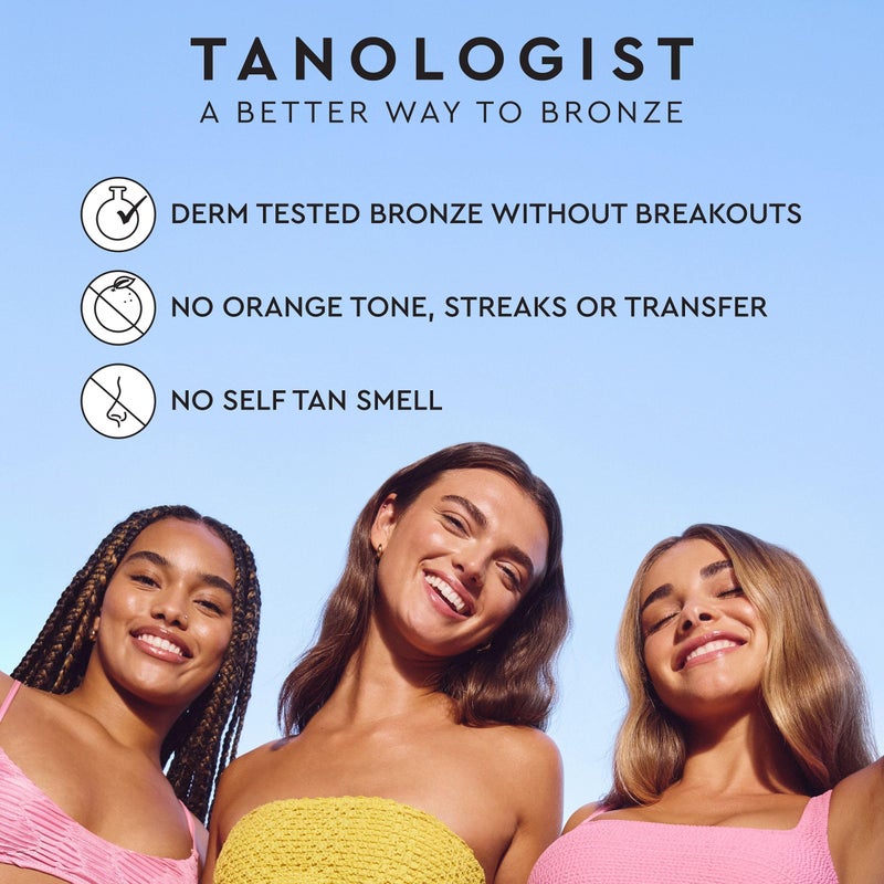 Tanologist Extra Dark Self Tan Mousse, Clear Self-Tanning Mousse, Streak-Free, Natural Glow, No Fake Tan Smell Or Orange Tone, Long Lasting, Clean Ingredients, 6.76 fl. oz/200 ml Bottle - Image 2