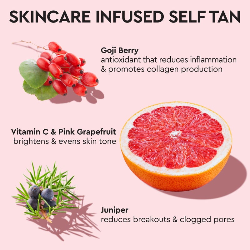 Tanologist Extra Dark Self Tan Mousse, Clear Self-Tanning Mousse, Streak-Free, Natural Glow, No Fake Tan Smell Or Orange Tone, Long Lasting, Clean Ingredients, 6.76 fl. oz/200 ml Bottle - Image 4
