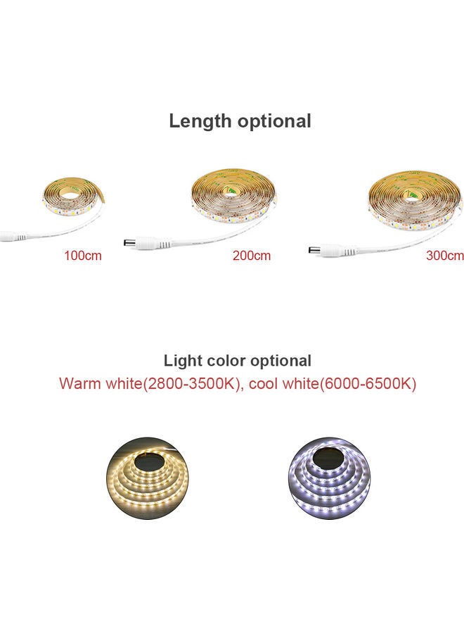نيبمينينت شريط إضاءة LED مزود بجهاز استشعار PIR أبيض  - Image 2