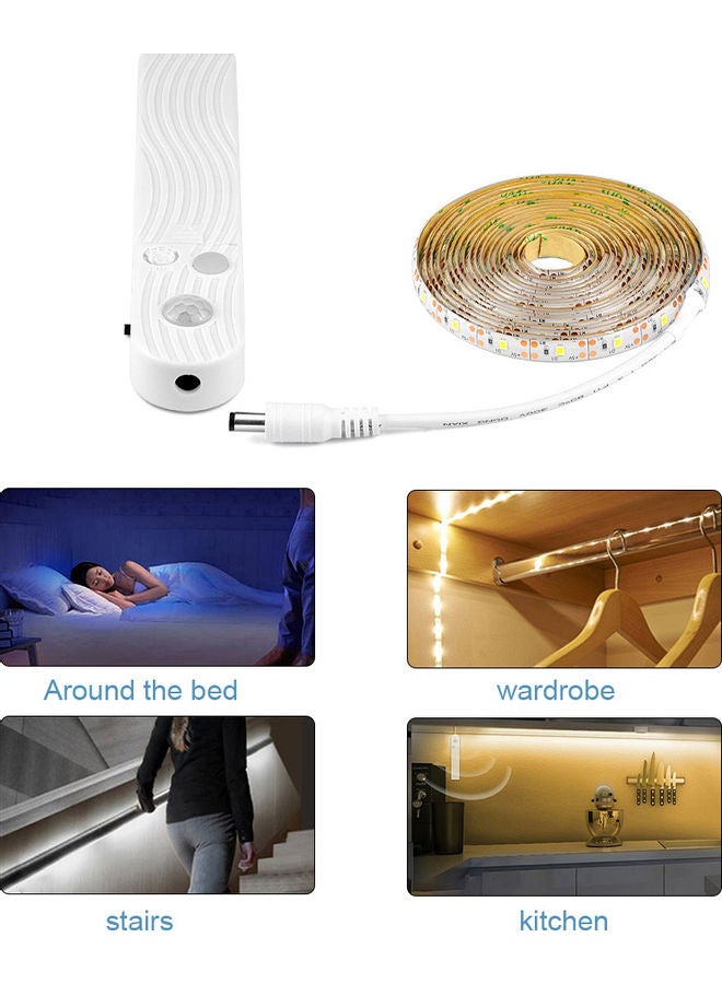 نيبمينينت شريط إضاءة LED مزود بجهاز استشعار PIR أبيض  - Image 5