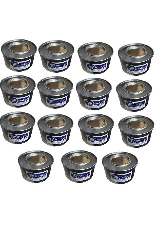 Prokart Food Warming Wax/Fuel for Chafing Dish Wick Candle Burners for Buffets Mostly Used by Caterers (Silver, 2-3 Hour) Pack of 15 - Image 2