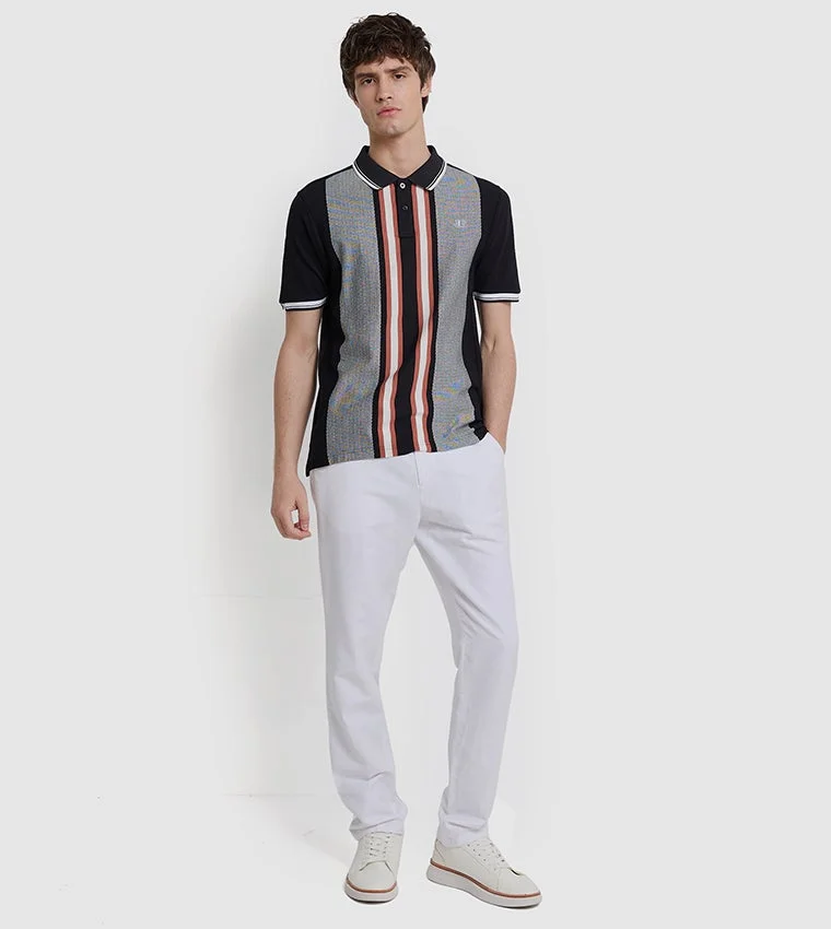 Ben Sherman  Ben Sherman Men's Short Sleeve Striped Polo Tees for Men | Best Price UAE