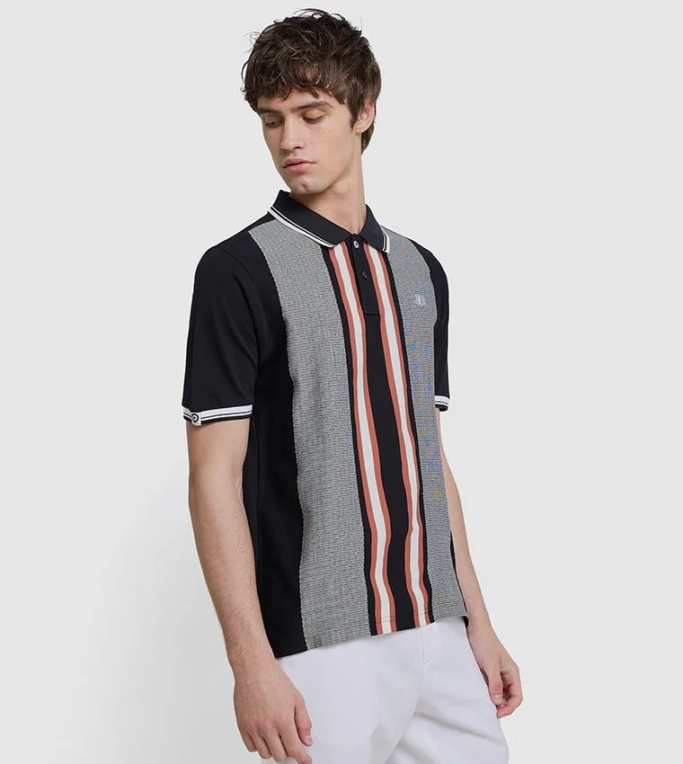 Ben Sherman  Ben Sherman Men's Short Sleeve Striped Polo Tees for Men | Best Price UAE