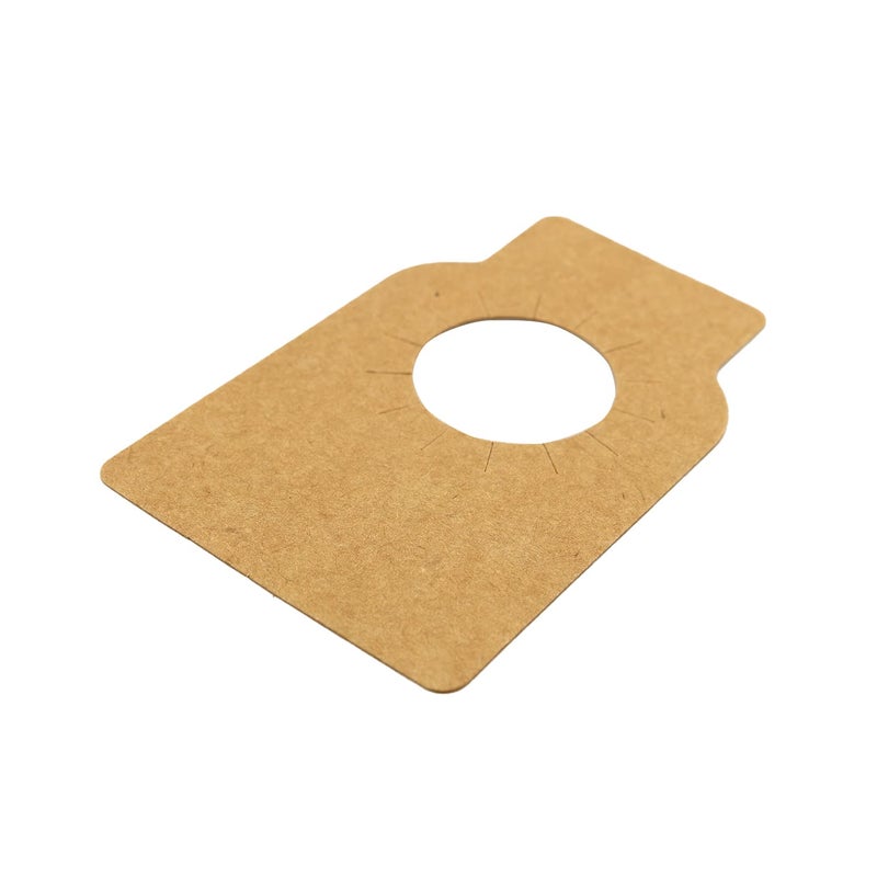 ZZHXSM Wine Tags ZZHXSM 100pcs Kraft Wine Bottle Tags 2.2" x 3.5" Brown Paper Labels for Champagne - Image 5