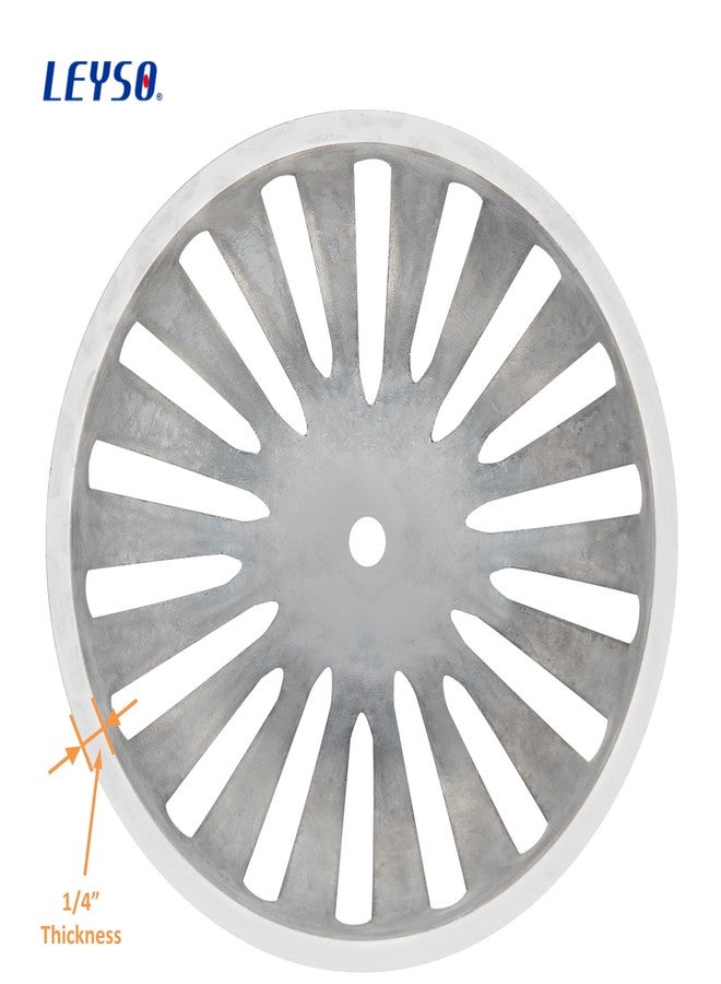 Leyso FS-DS Heavy Duty Aluminum Dome Sink Drain Strainer Floor Drain Cover for Kitchen, Restaurant, Bar, Buffet or Food Service. 5-1/4" Diameter x 2-1/4"H (1 pcs) - Image 4
