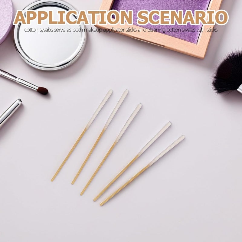 Ciieeo 360pcs 3 Inch Beauty Salon Cotton Swabs with Stick Precision Tip for Makeup Application and Skincare Cleaning - Image 4