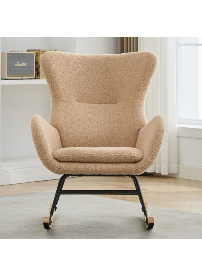 Baytonia Lito Rocking Relaxation Chair - Beige and Black - Image 3