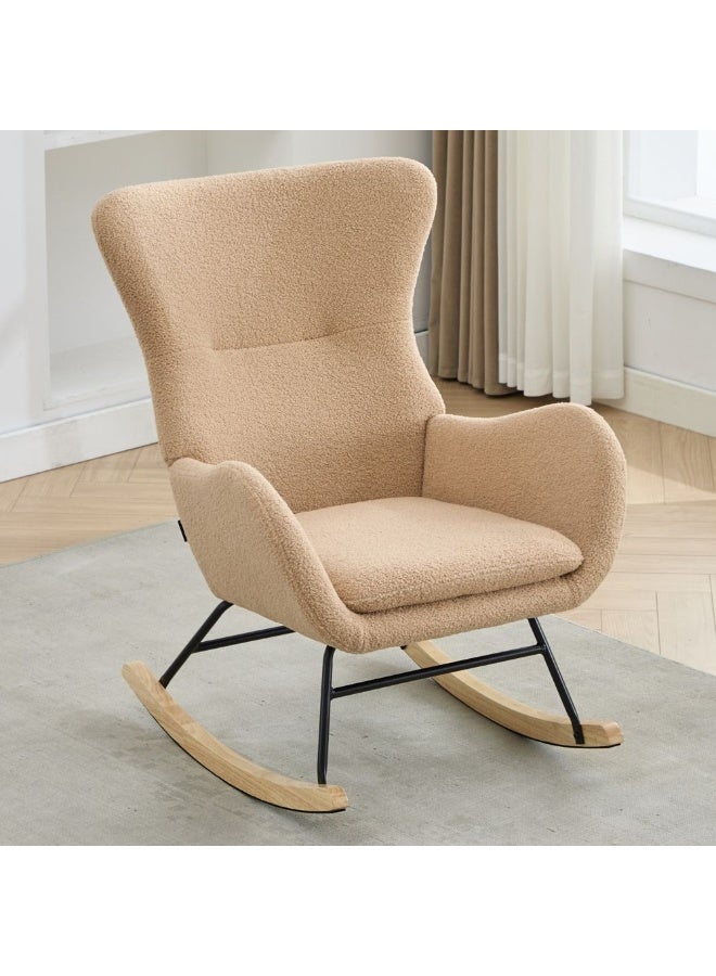 Baytonia Lito Rocking Relaxation Chair - Beige and Black - Image 4