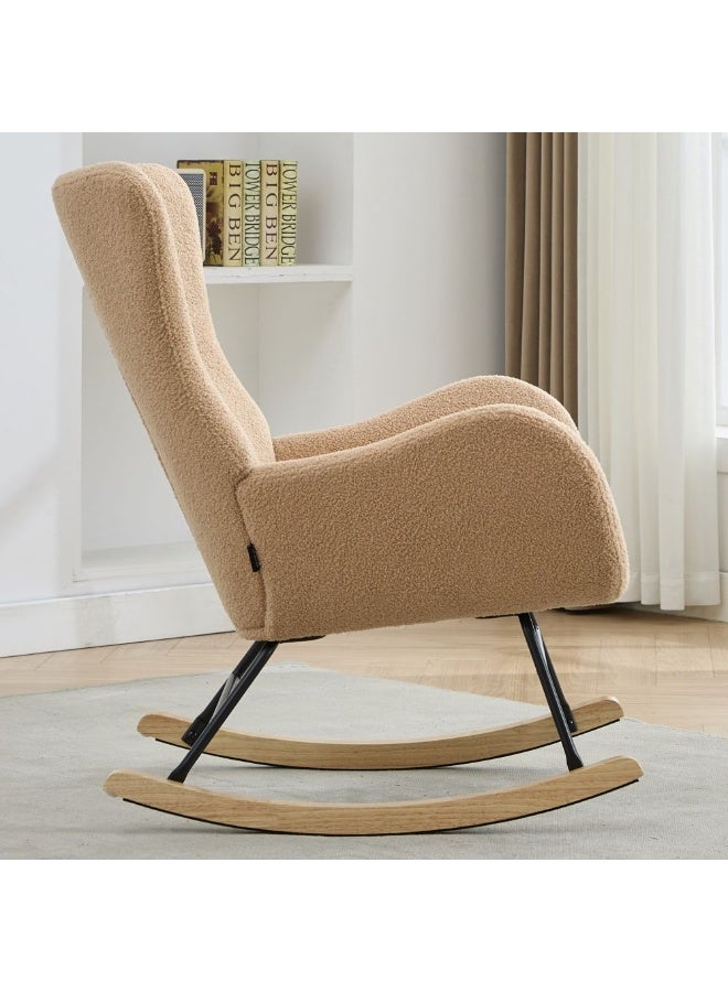 Baytonia Lito Rocking Relaxation Chair - Beige and Black - Image 5