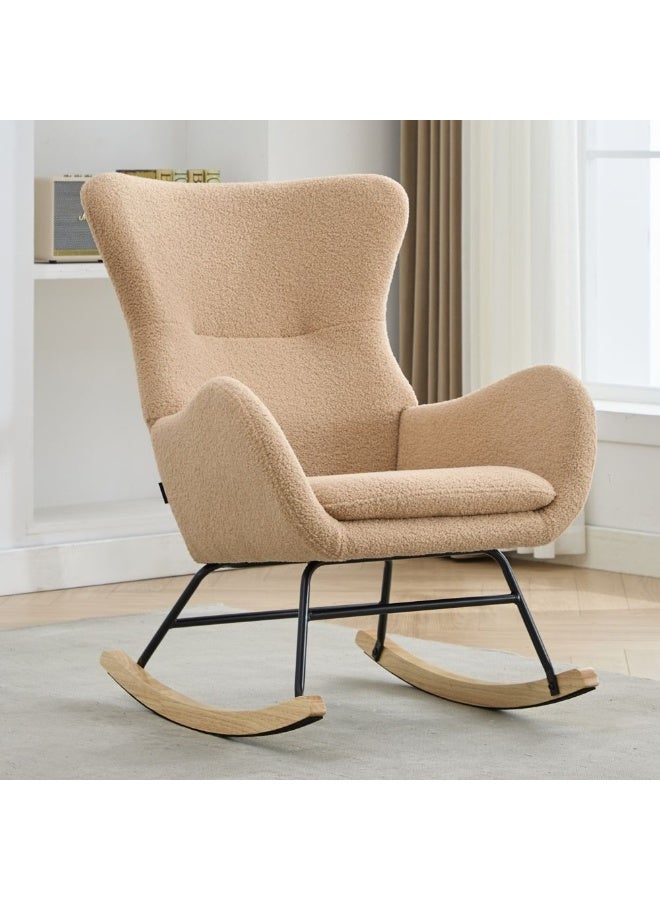 Baytonia Lito Rocking Relaxation Chair - Beige and Black - Image 2