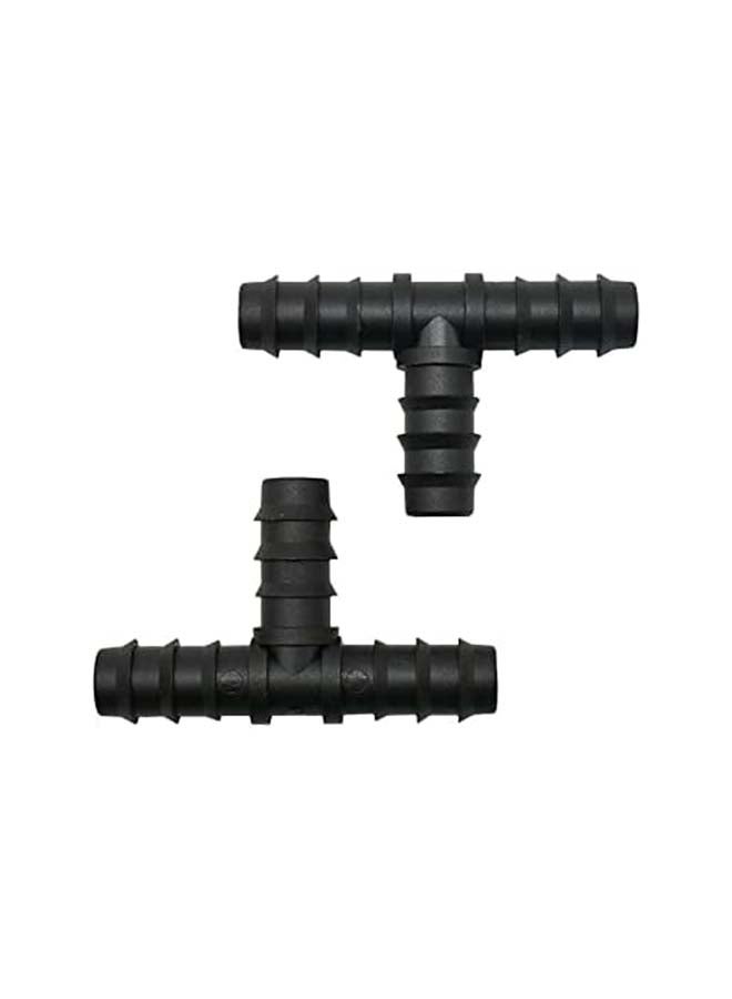 Generic 60Pcs Drip Irrigation Barbed Tee Fittings 16mm