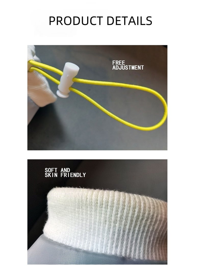 Kitten Anti-Bite Recovery Collar, soft and comfortable collar for cats - Post-operative adjustable neck shield for cats and kittens - Breathable and lightweight cat shield collar, adjustable tightness, easy to wash, gray size S - Image 4