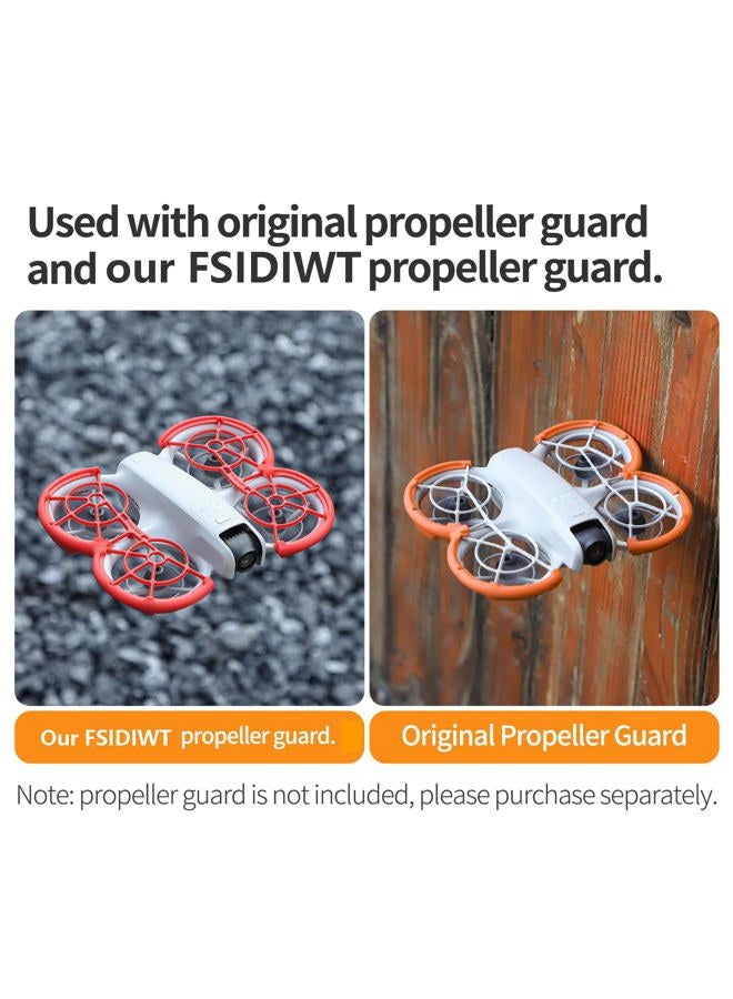 FSIDIWT حماية دافعة لدرون DJI Neo، واقي تصادم، حلقة واقية من الصدمات لملحقات درون DJI Neo (أسود) - Image 4