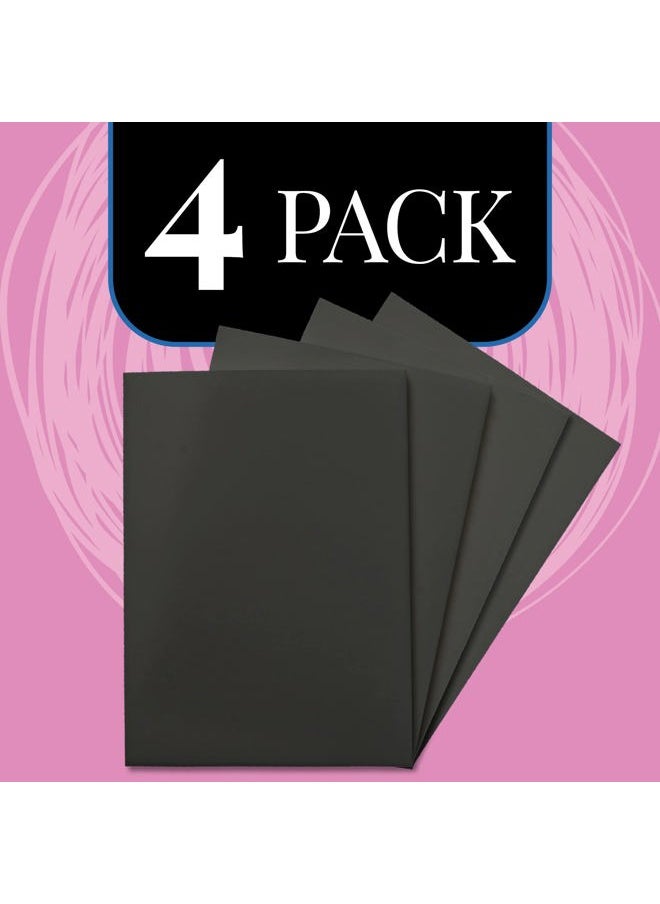IMPRESA [4 Pack] Impresa Black Lipo Foam - Post Surgery Liposuction Foam for Use with Post Liposuction Surgery Compression Garments  - Image 5