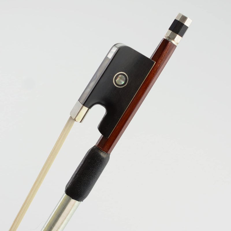 VINGOBOW Brazilwood Octagonal Stick Shape Viola Bow 4/4 Size 310M Advanced Level Parisian Eyes Ebony Frog Well Balanced Sweet Sound Natural Horse Hair - Image 3