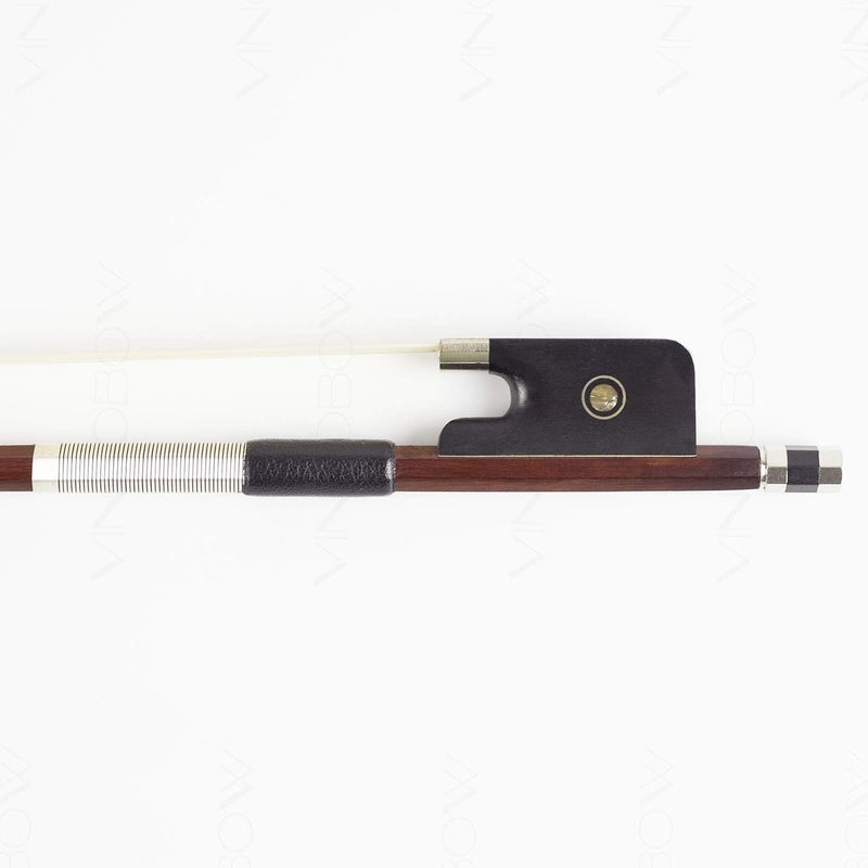 VINGOBOW Brazilwood Octagonal Stick Shape Viola Bow 4/4 Size 310M Advanced Level Parisian Eyes Ebony Frog Well Balanced Sweet Sound Natural Horse Hair - Image 4