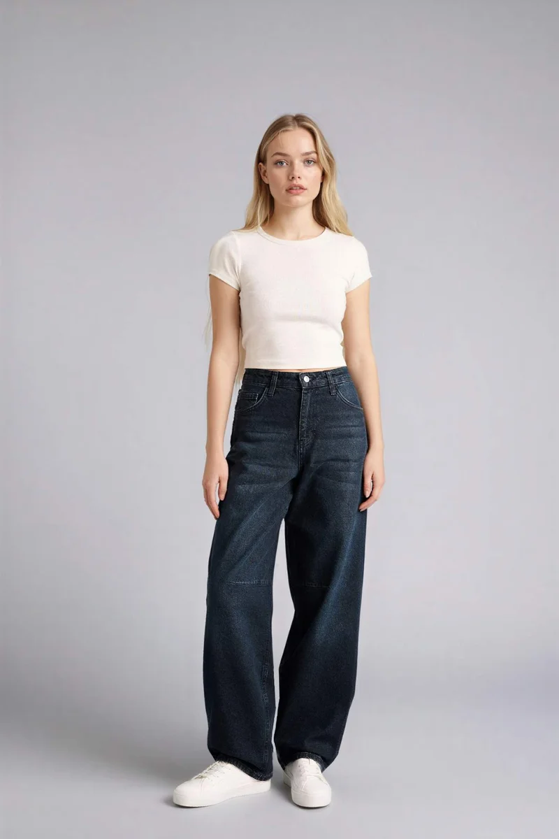 ديفاكتو Baggy Fit Denim Trousers