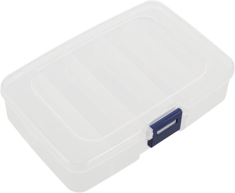 Small Parts Storage Box Saw Organizer with 5 Compartments Portable Saw Blade Case for Tool and Hardware Storage - Image 1